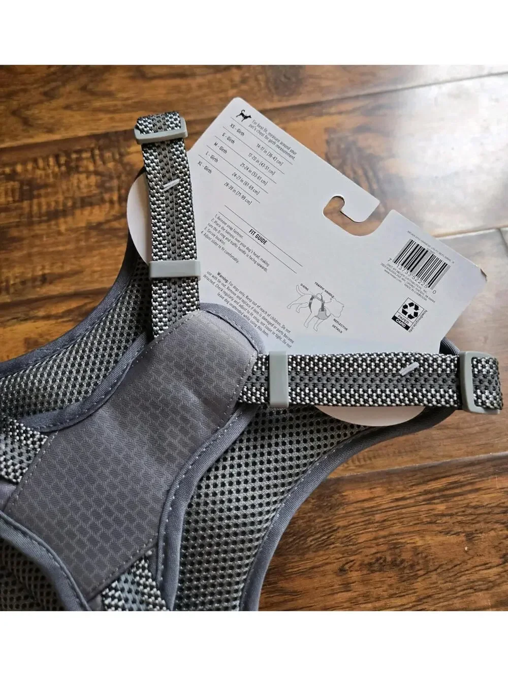Meijer Multifunction Dog Harness Gray Small S 17